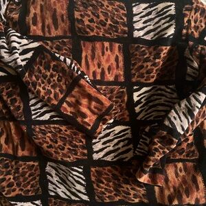 York Harbor Animal Print  Long sleeve top